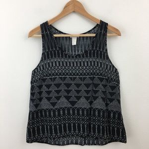 H&M | Black & White Tank Top